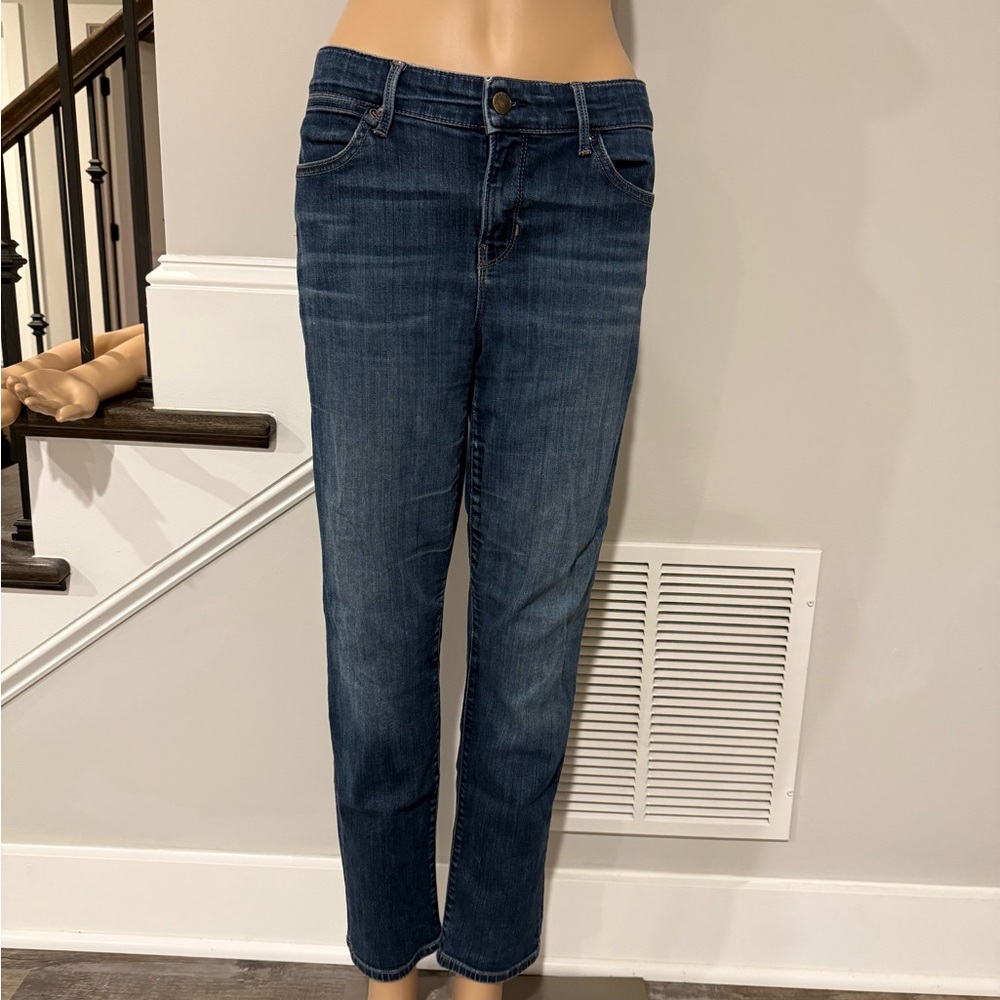 Gap Mid-rise skinny Dark Wash Jeans